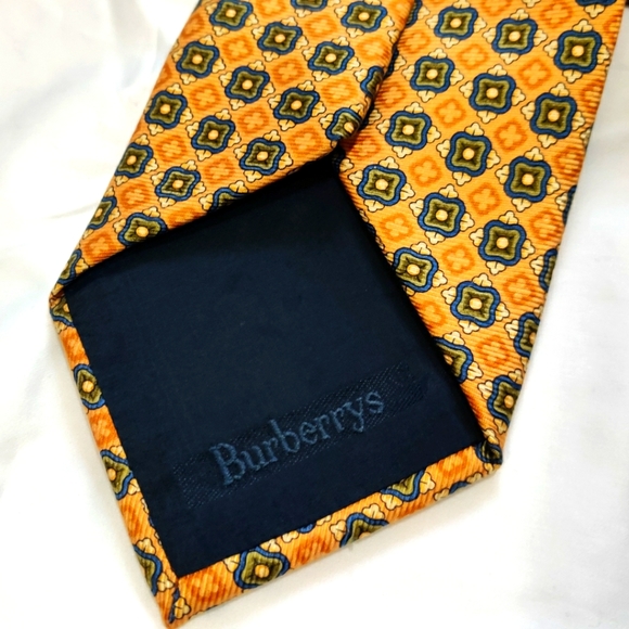 Burberry Silk Geometric Neck Tie, NWOT - Picture 2 of 11